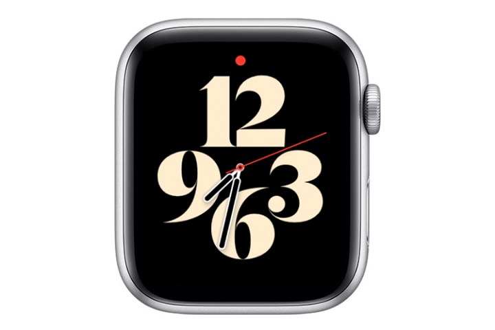 Red dot indicator for Apple Watch.