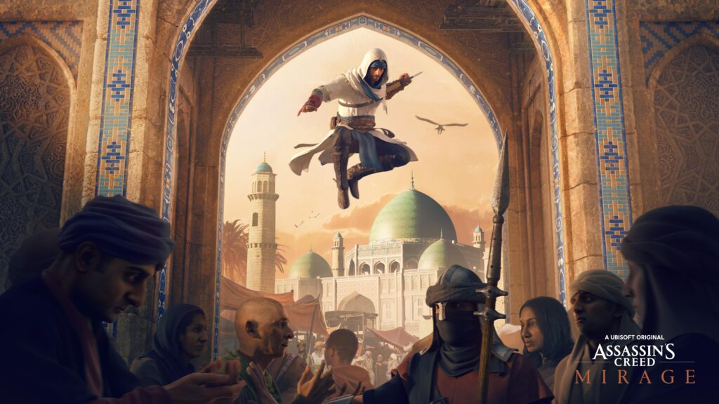 Arte da Chave do Assassin's Creed Mirage