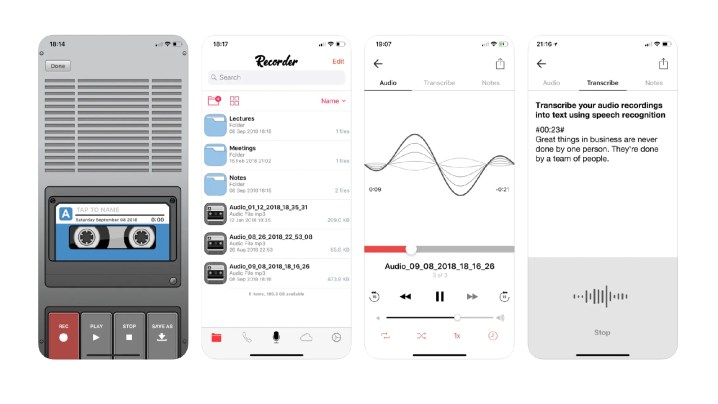 Voice Recorder and Audio Editor app