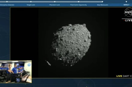 DART asteroid impact