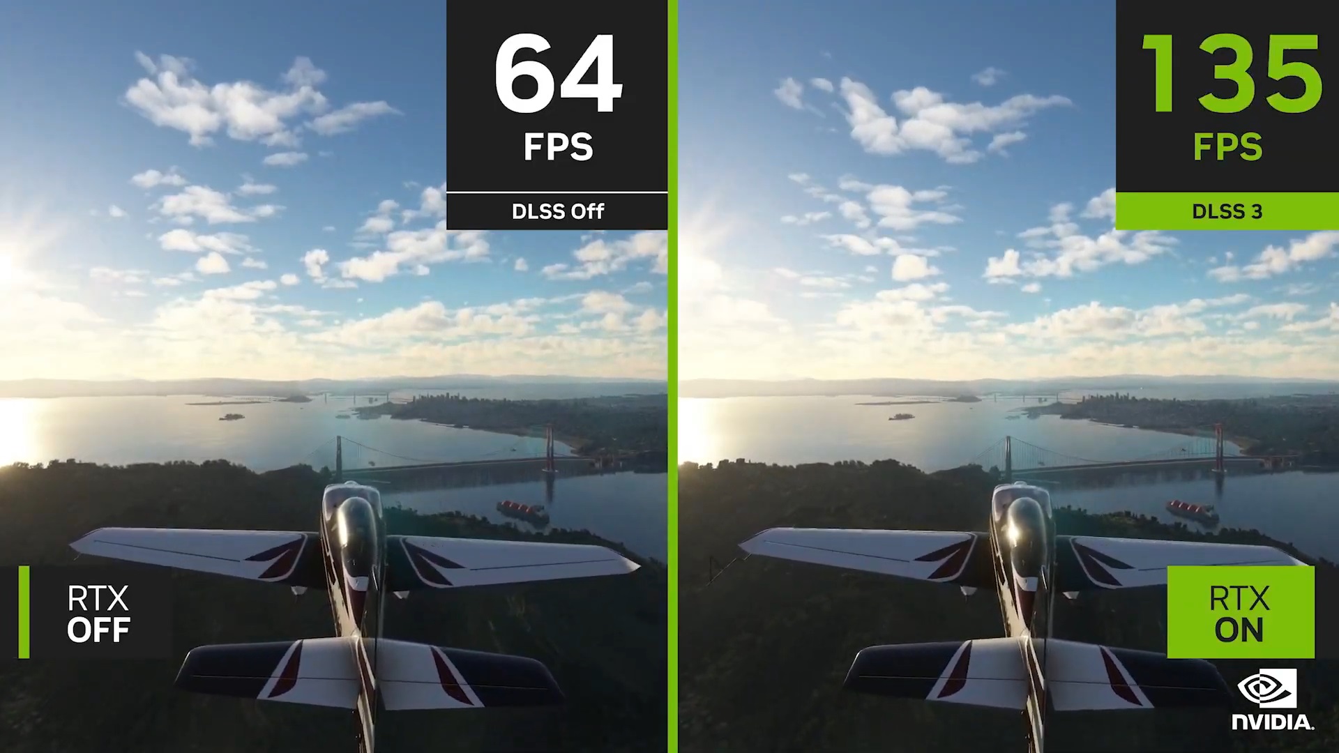 Comparación de Nvidia DLSS 3 fps.