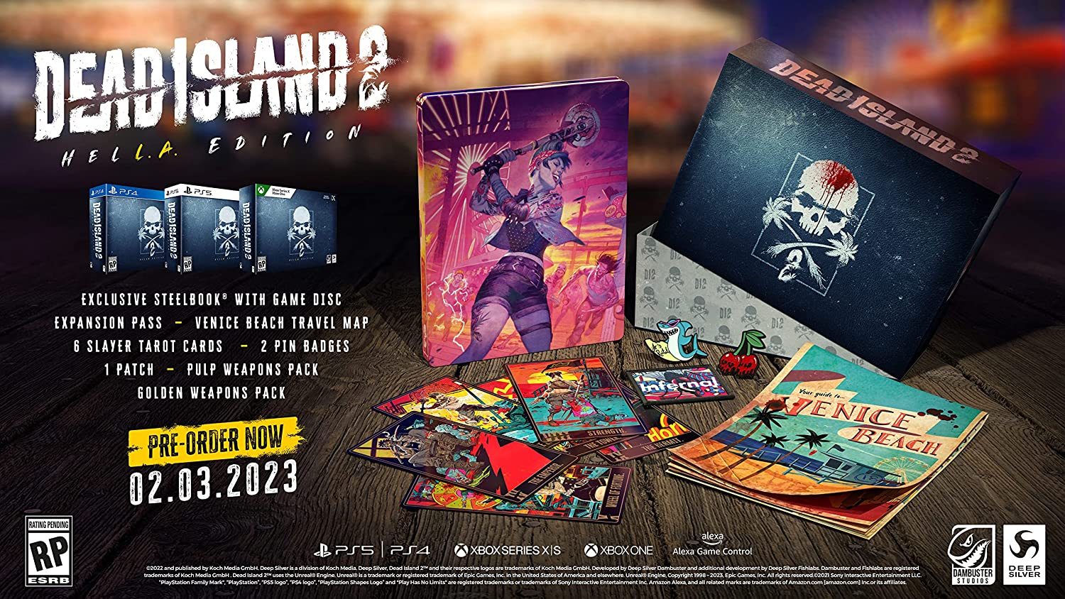 O pacote de colecionadores de Dead Island 2.