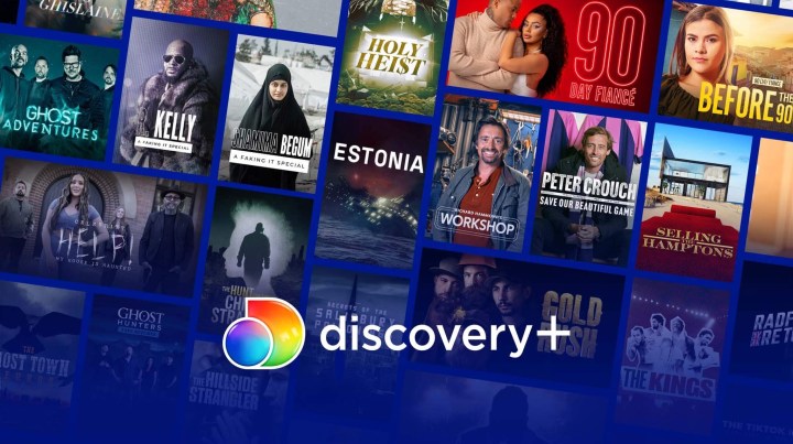 Discovery Plus logo.