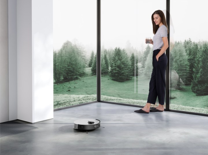 Ecovacs Deebot X1 Omni navigating safely around the home.