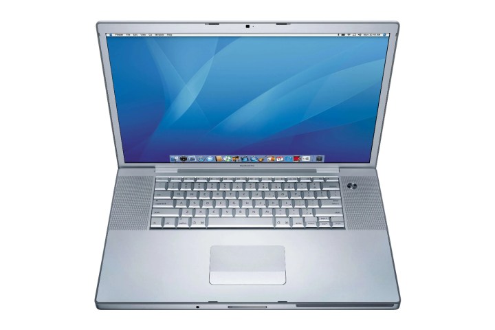 The first generation of Apple MacBook Pro laptop from 2006.