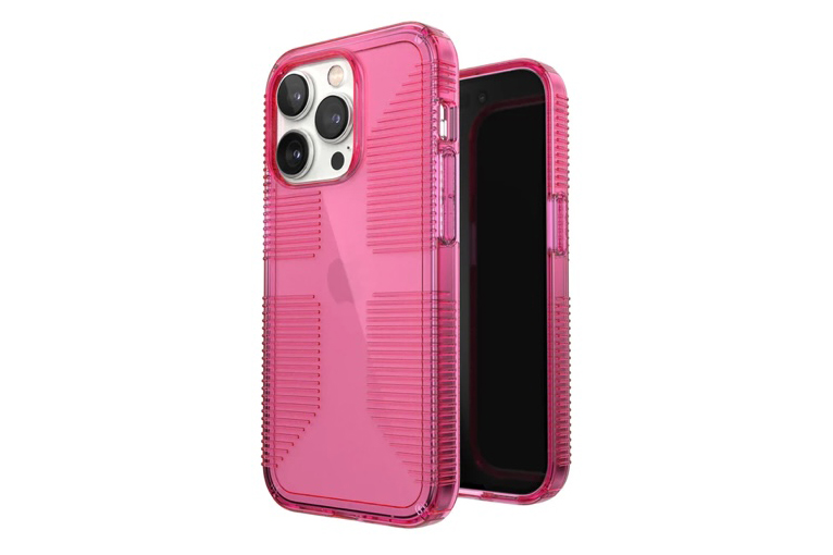 GemShell Grip iPhone 14 Pro Case front and back.