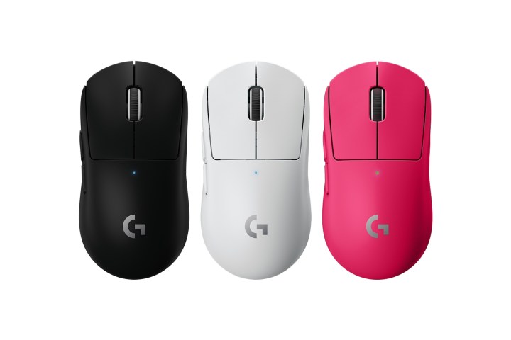 Product image of the Logitech G Pro X Superlight wireless gaming mouse on a white background.