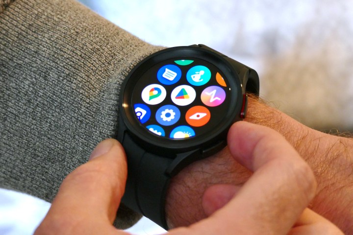 Menú de aplicaciones en el Galaxy Watch 5 Pro.