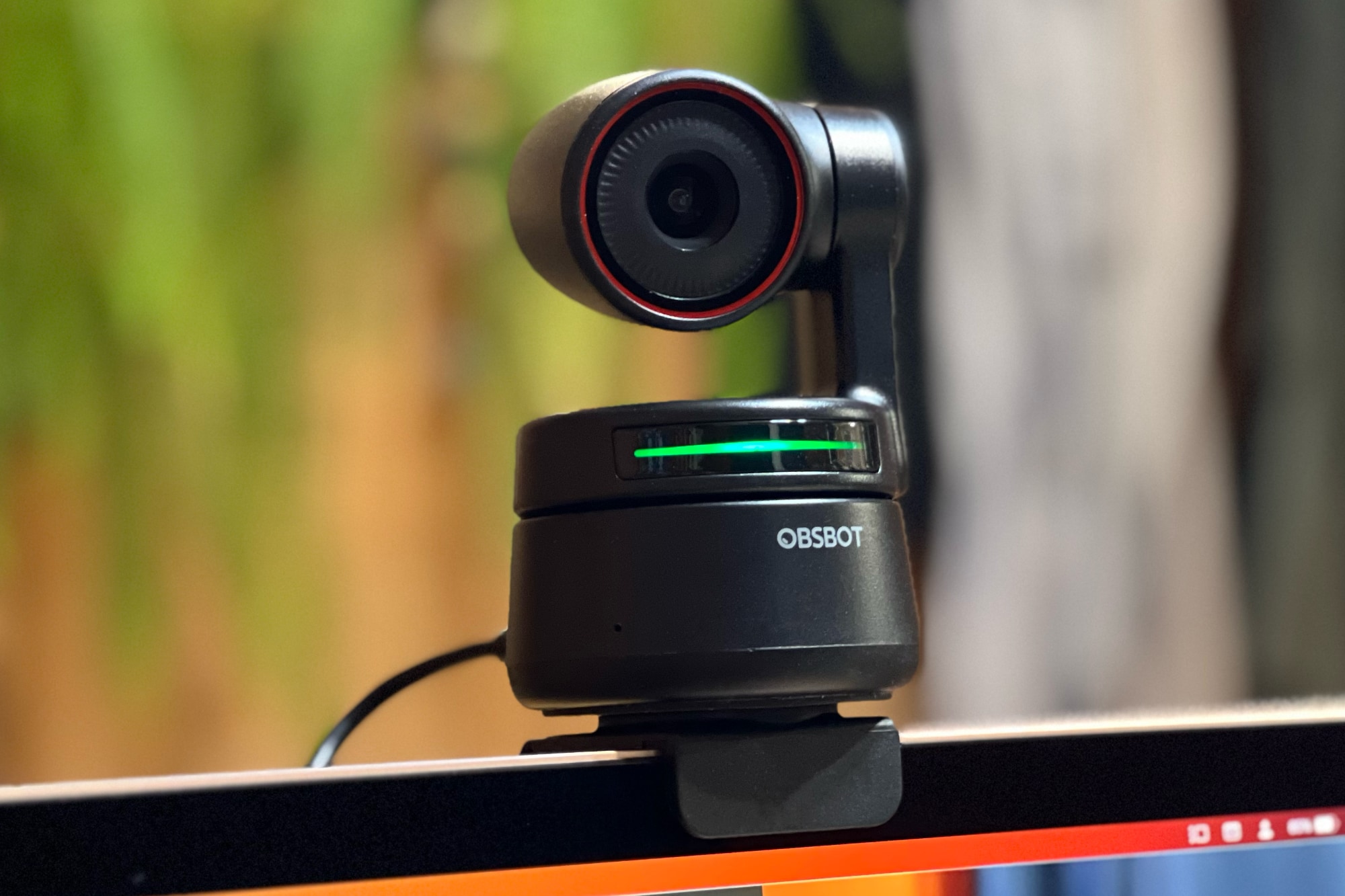 Here's a close-up of the Obsbot Tiny 4K webcam at resolution.