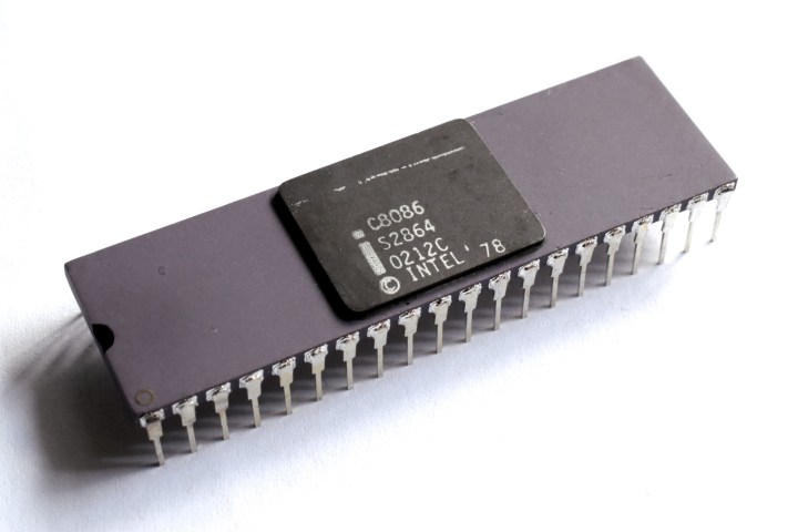 La CPU Intel 8086.