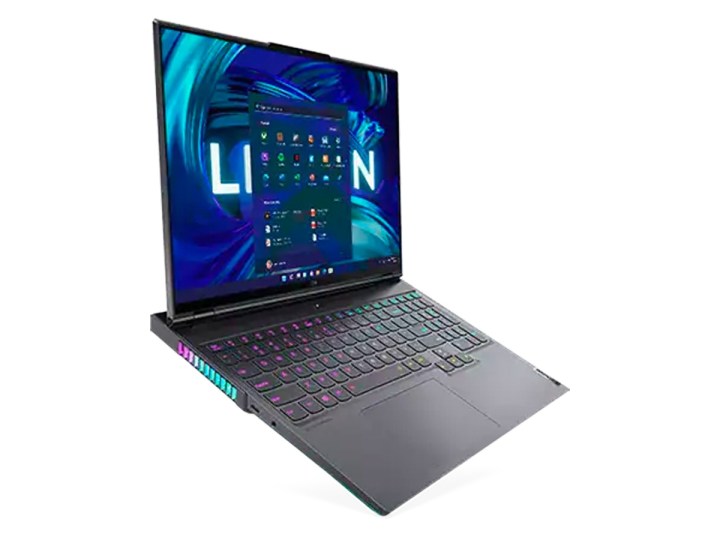 The Lenovo Legion 7i gaming laptop against a white backdrop.