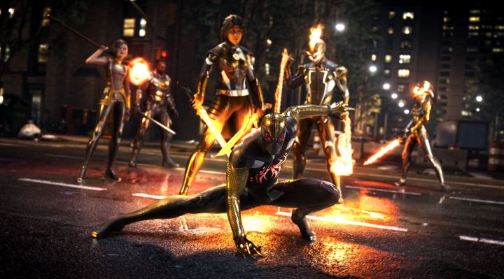 Человек-паук приземляется перед другими героями в Midnight Suns от Marvel.