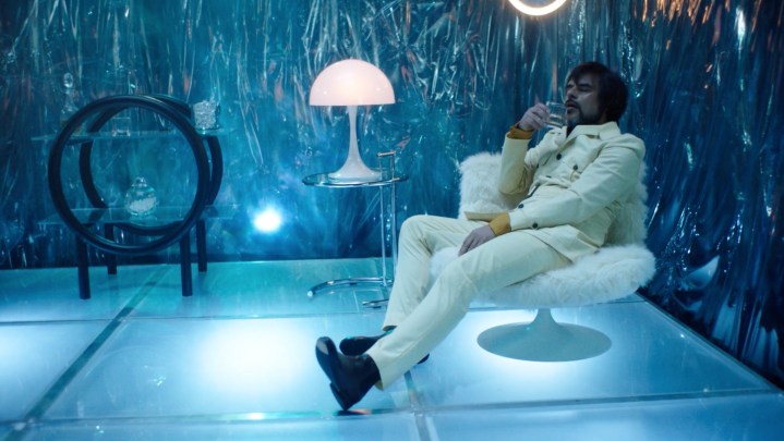 Oliver in his ice cube-themed home in Legion season 1.