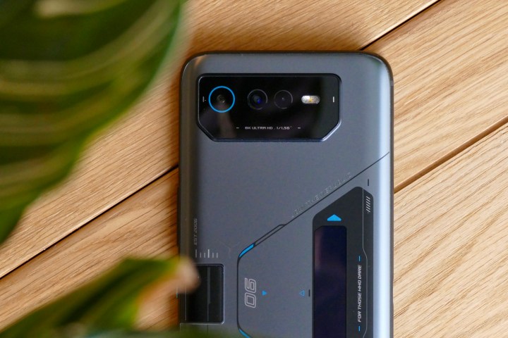 The Asus ROG Phone 6D Ultimate's camera module.