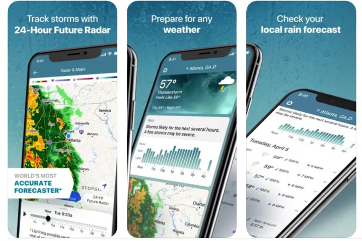 Weather - The Weather Channel app storm trackers.