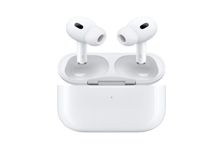 AirPods Pro 2 with the charging case.