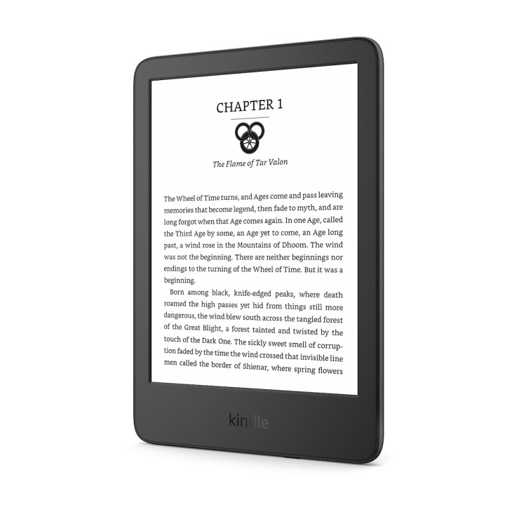 Amazon Kindle 2022 в черном цвете.