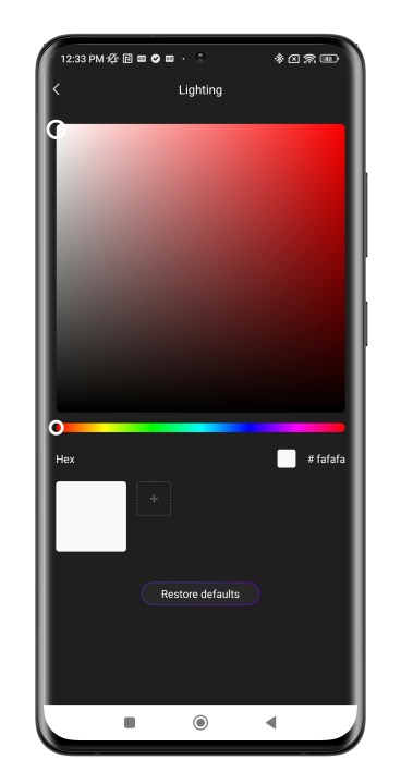 Schermo a colori personalizzato LED dell'app Android di Angy Miao.