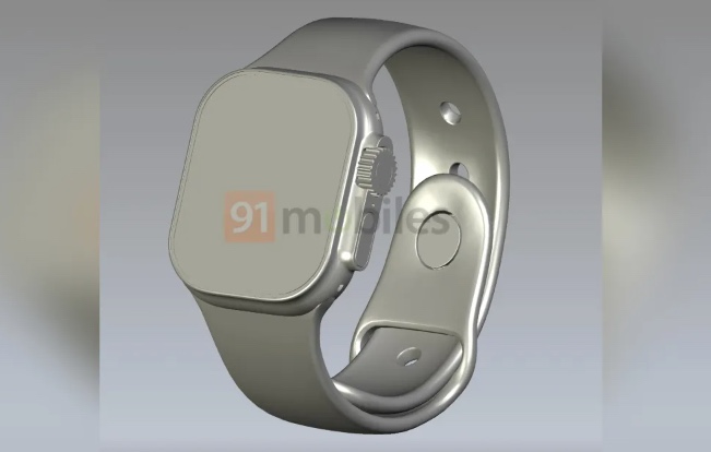 A render of what could be the Apple Watch Pro.