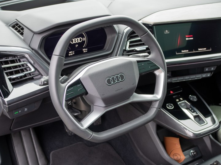 Intérieur de l'Audi Q4 E-Tron.