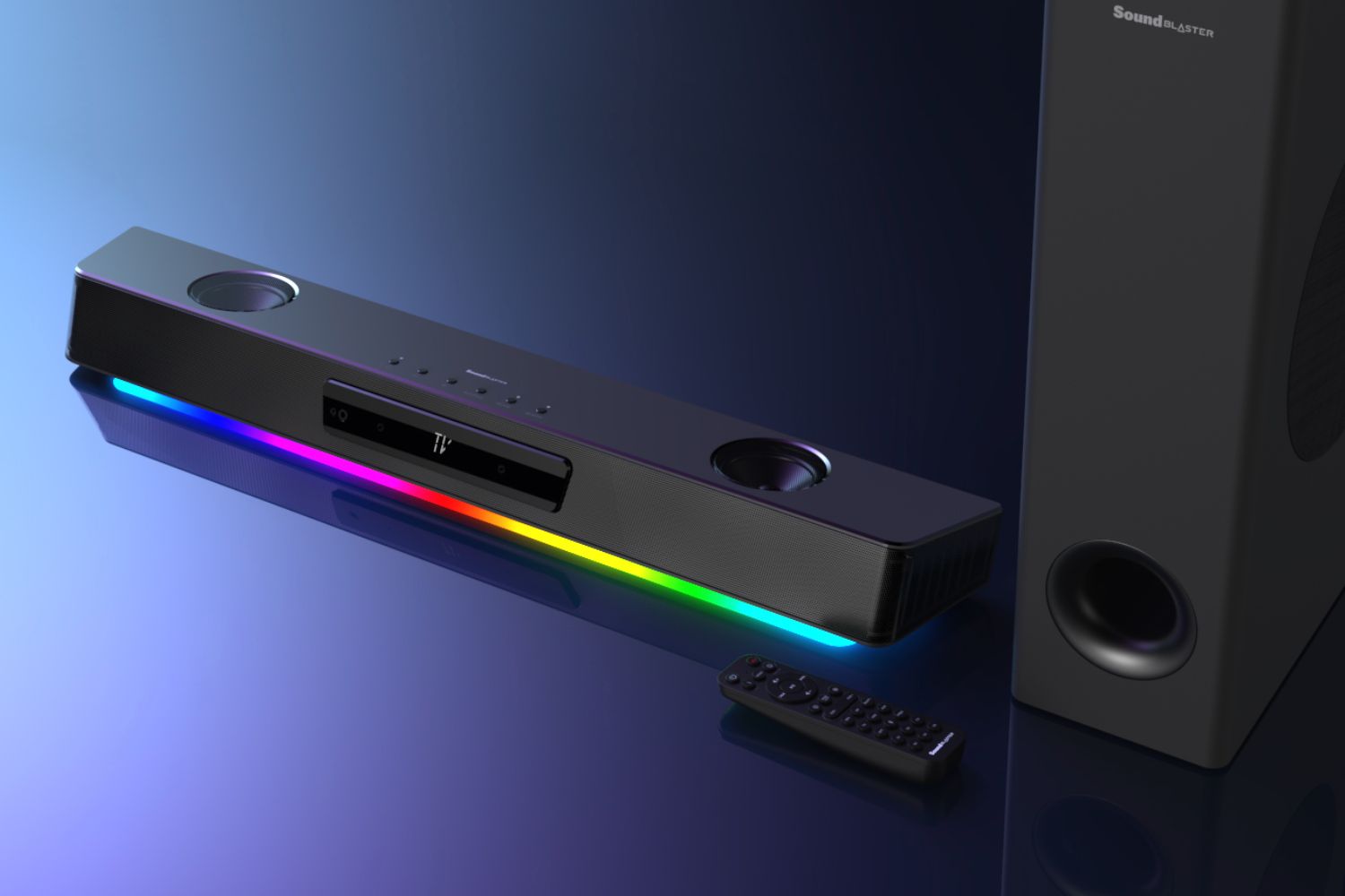Creative’s Katana V2X PC soundbar promises the same sound in a smaller footprint