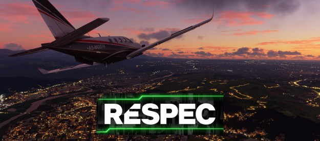Microsoft Flight Simulator with the ReSpec logo.