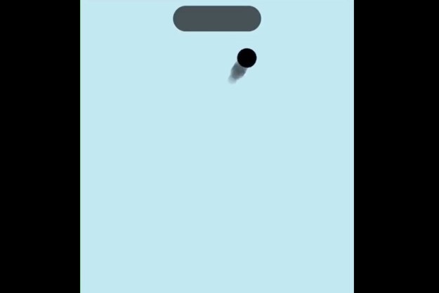 The iPhone's Dynamic Island incorporated into a game of Pong.
