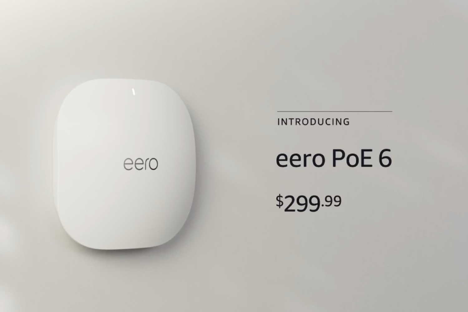 Eero PoE 6 با قیمت درج شده.