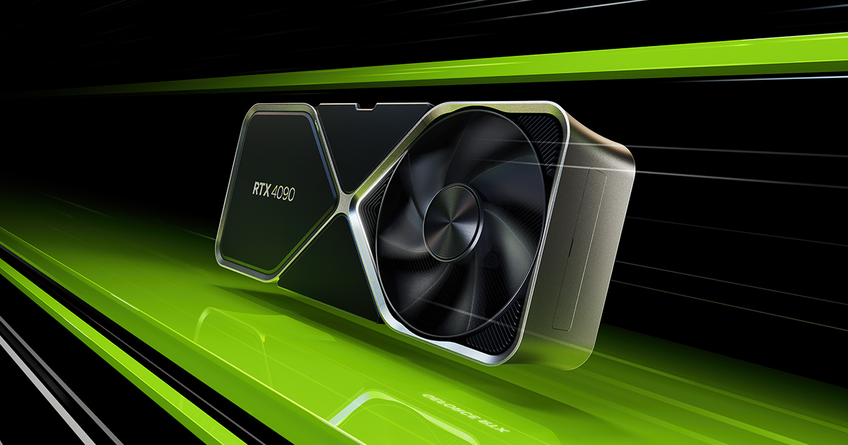 Una imagen promocional de la Nvidia GeForce RTX 4090.