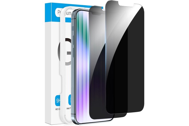 iphone 14 pro privacy screen protector, fotbor [2 pack] protectors and box.