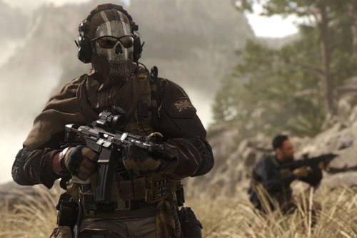 Call of Duty Modern Warfare 2 guy with a gun