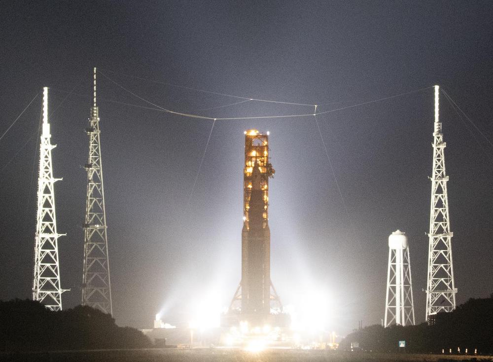 How to watch this week’s night launch of NASA’s mega moon
rocket