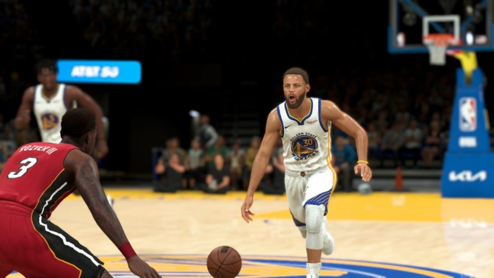 Stephen Curry in NBA 2K23.