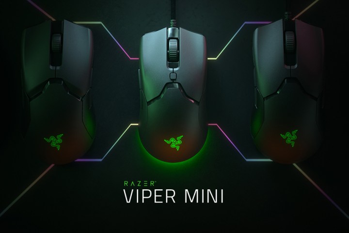 Product image of the Razer Viper Mini gaming mouse.