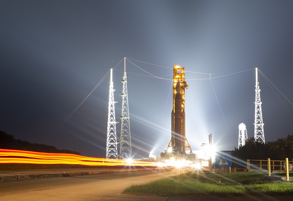 What’s going on with NASA’s mega moon rocket launch?