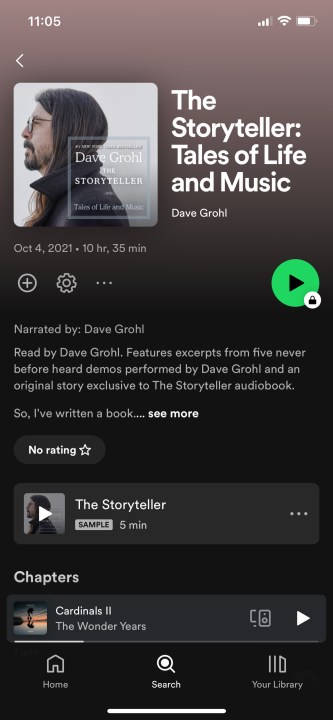 Как использовать Spotify Audiobooks audiobook3