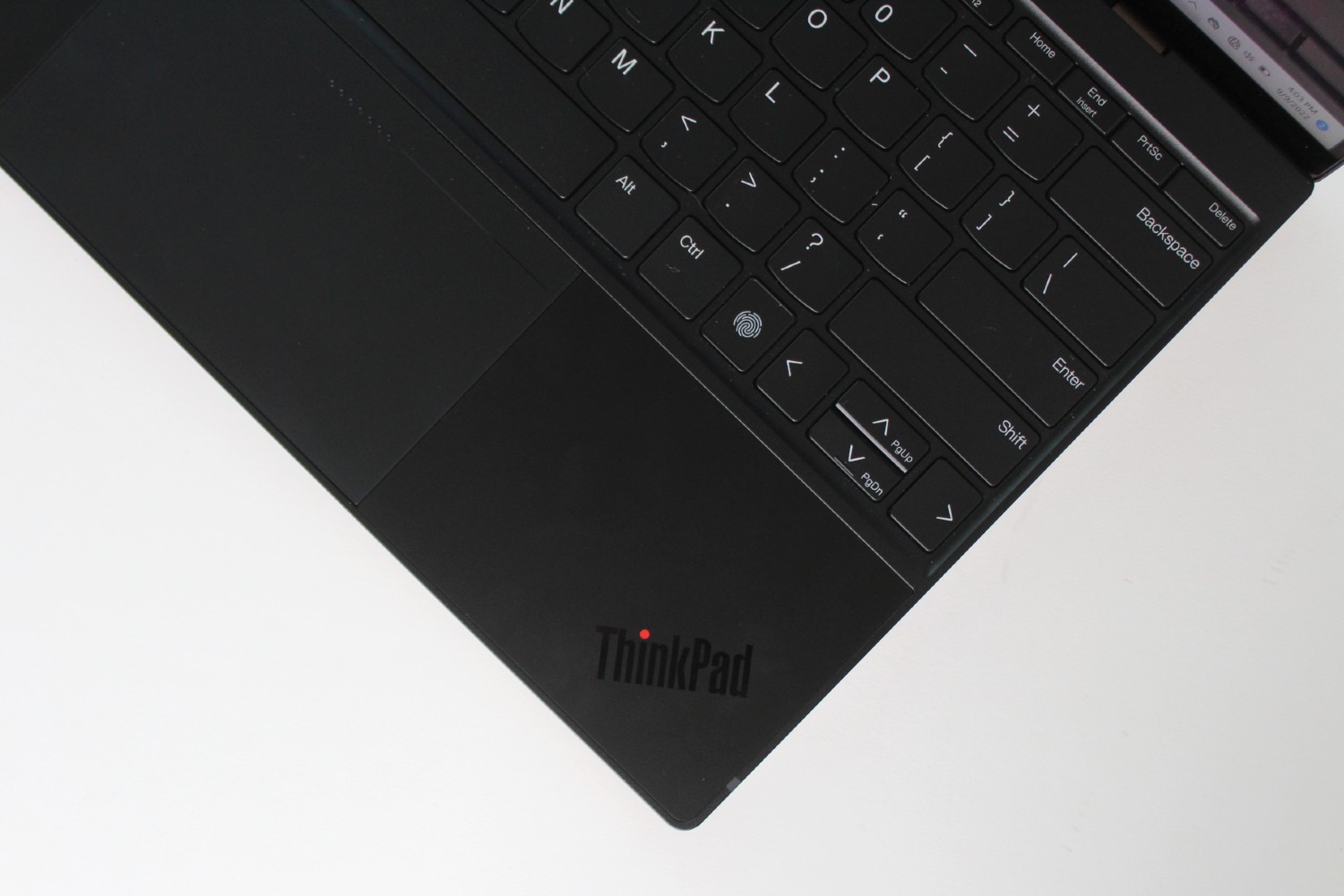 The keyboard of the ThinkPad Z13.
