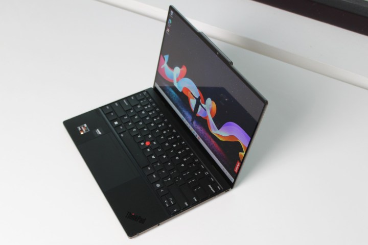 A top down view of the ThinkPad Z13.