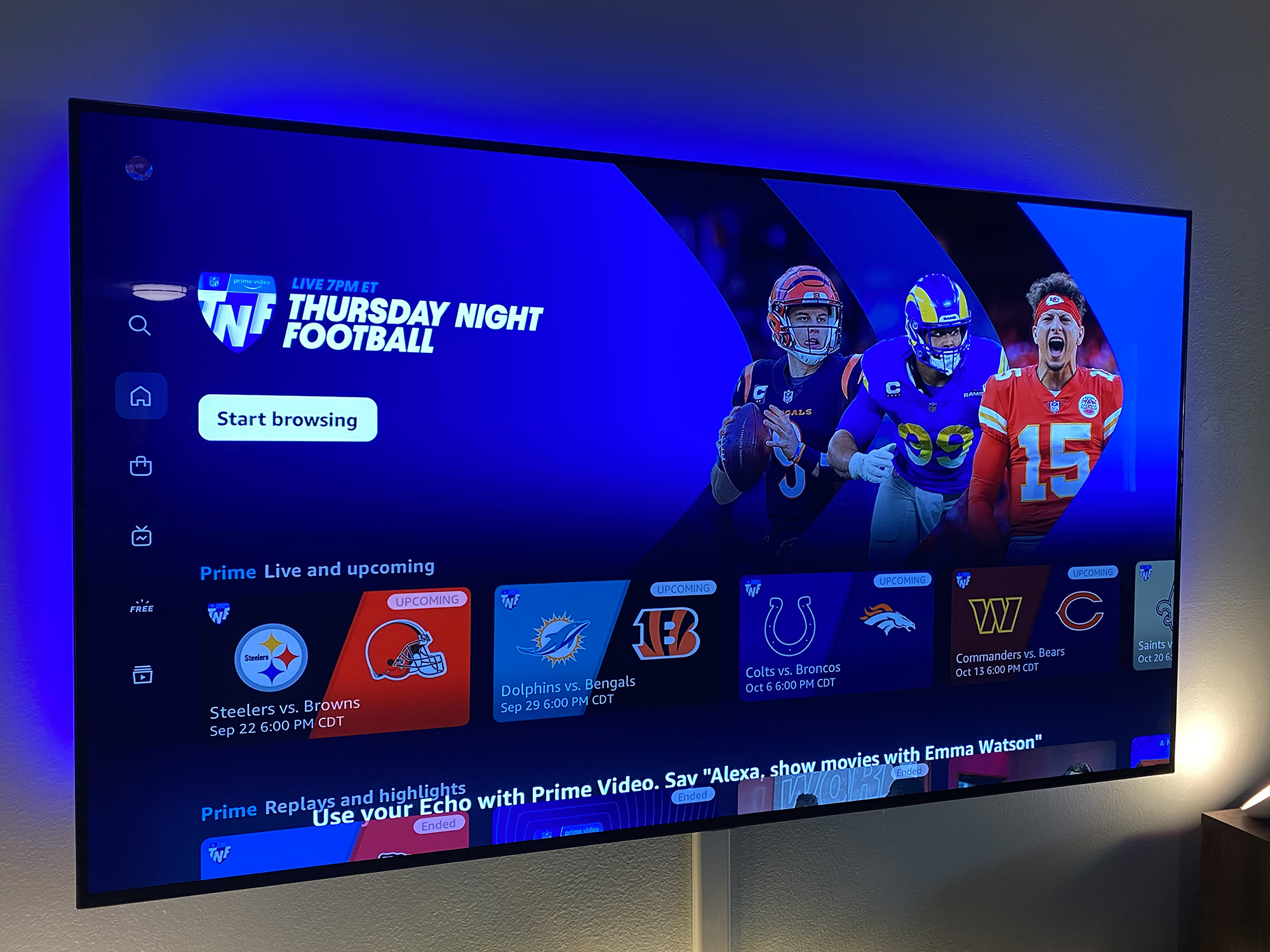 Prime Video's first solo Thursday Night Football NFL game went