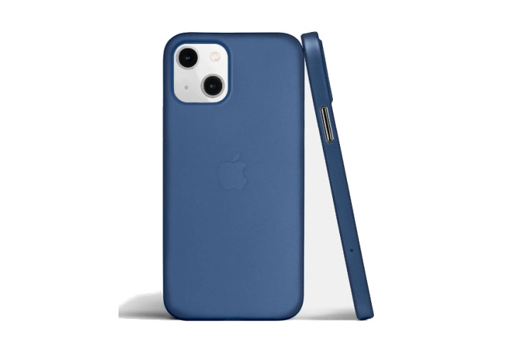 Totallee Ultra-Thin Case for iPhone 14 in Blue.