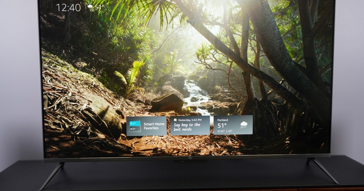 Pre-order the artsy new  Fire TV Omni QLED for less than half the  price of Samsung's The Frame