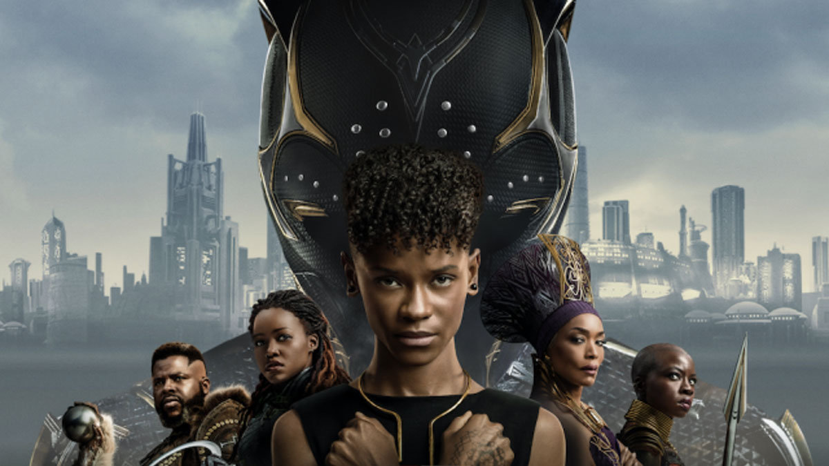 O elenco de Pantera Negra: Wakanda para Sempre.