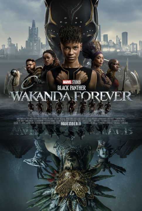 The official poster for Black Panther: Wakanda Forever.