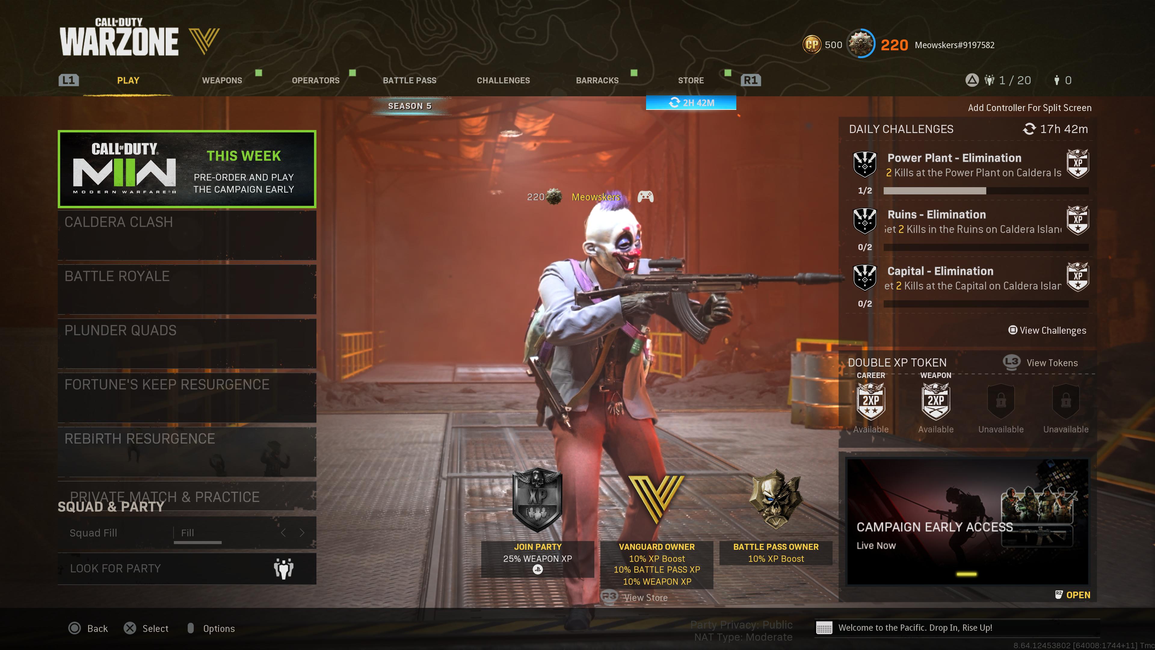 ModernWarzone on X: When first signing in to Warzone after the Season 2  Reloaded update your private information will be shown on screen. Email,  Activision ID and Display name are all shown.