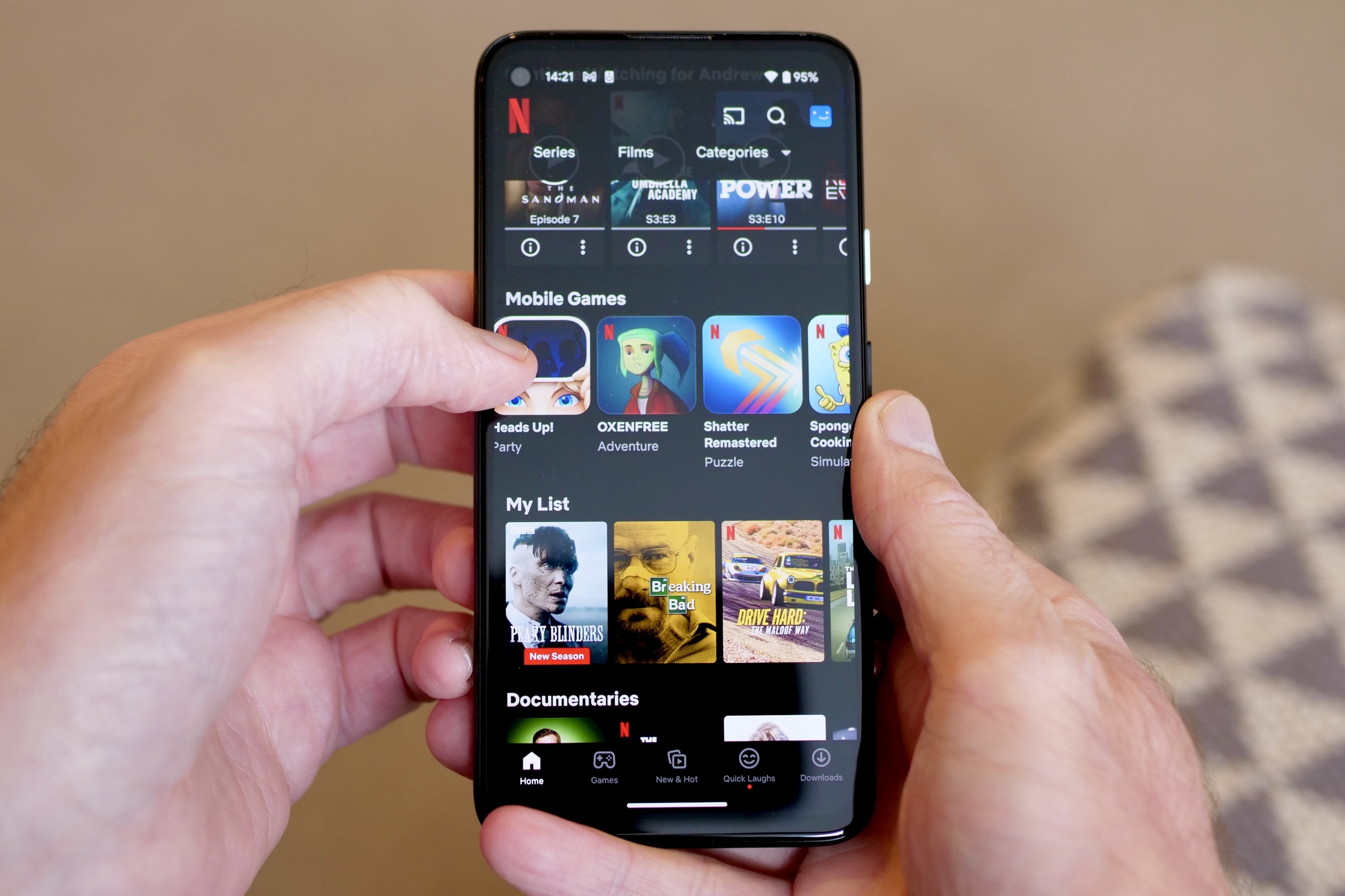Netflix's mobile app is getting an audio-only mode