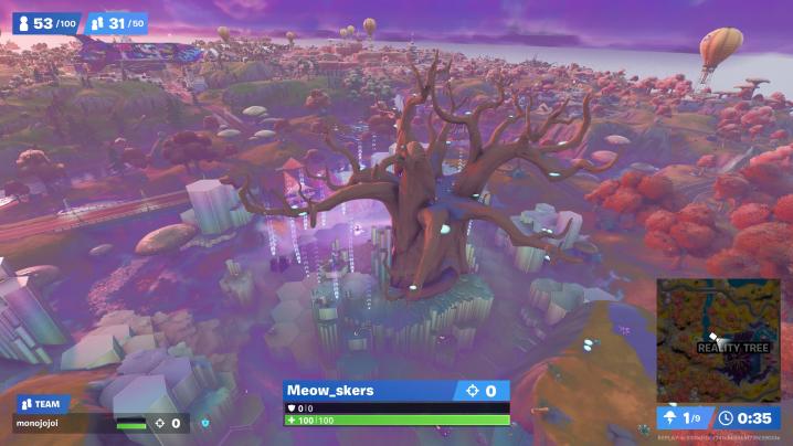 The Reality Tree in Fortnite.