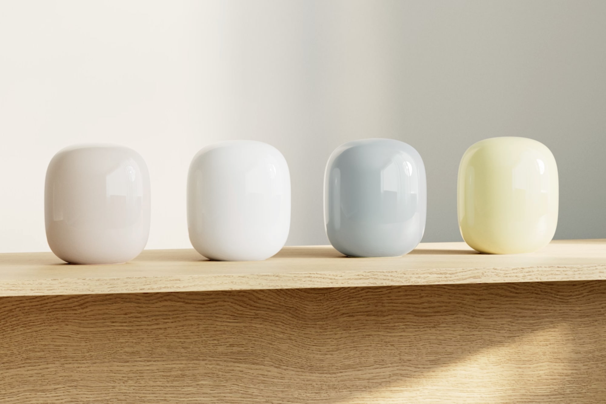 Google Nest Wi-Fi Pro comes in four colors.