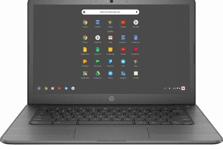 The 14-inch HP Chromebook HD in all-black