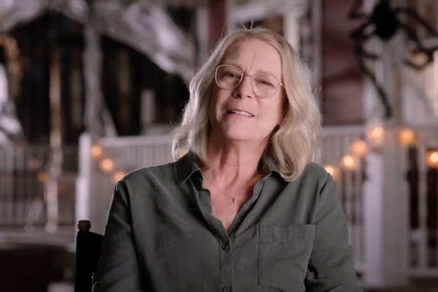 Jamie Lee Curtis in a featurette for Halloween Ends.