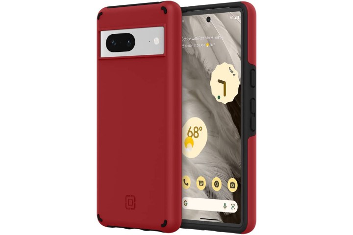 Incipio Duo Phone Case for Google Pixel 7 with front and back smartphone view.